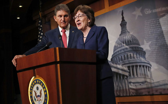 Joe Manchin és Susan Collins 20180124