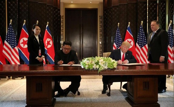 kim trump aláír