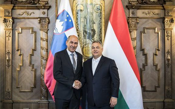 Fotó: mh Orbán Viktor szlovén partnerei mellett kampányol