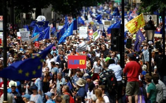 brexit tüntetés london