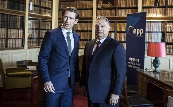 orbán és kurz lead
