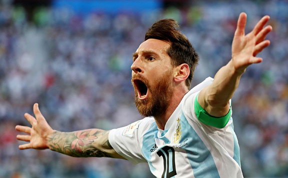 Forrás: mh Lionel Messi 20180630