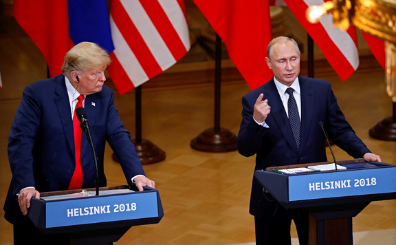 A kétoldalú viszonyról és a regionális válsággócokról tárgyalt Putyin és Trump