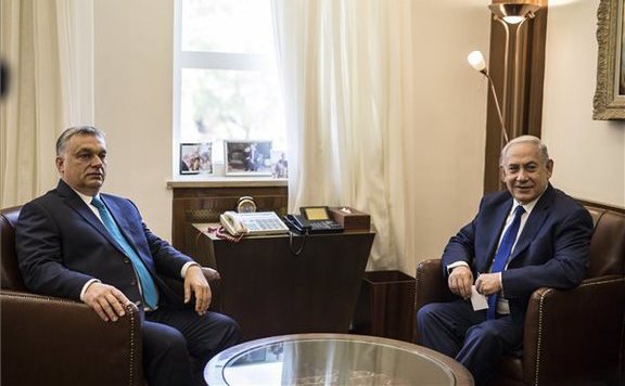 Orbán Viktor izraelben