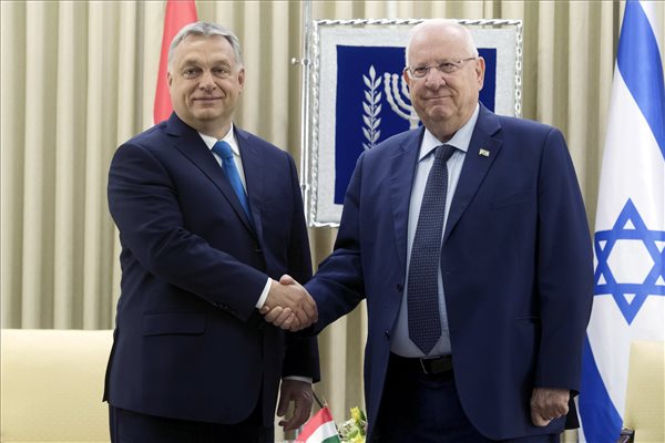 Orbán Viktor izraelben