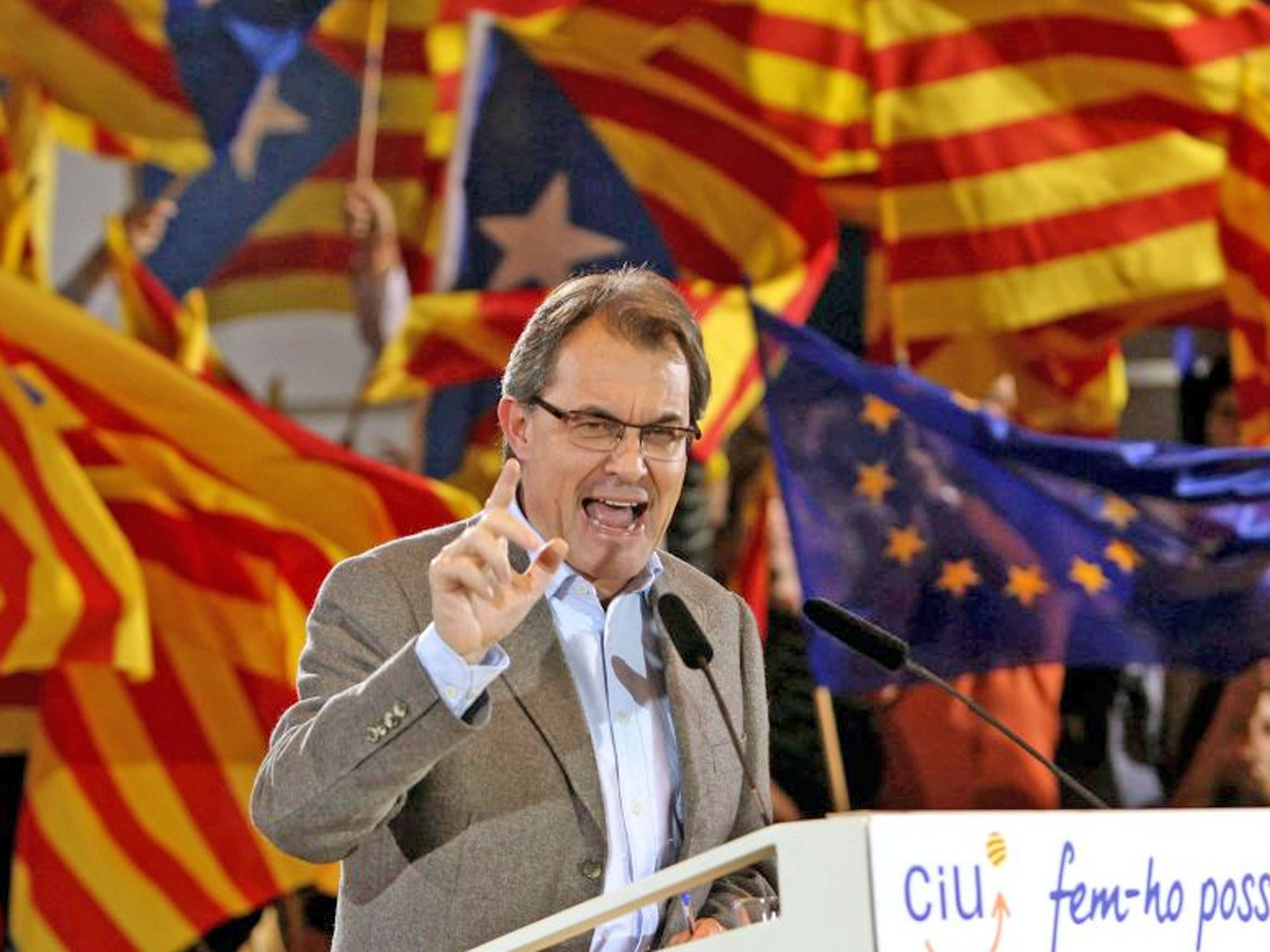 Forrás: mh Artur Mas katalán