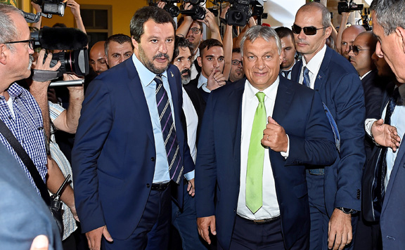 Forrás: mh Salvini-Orbán