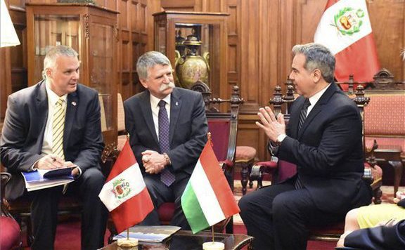 Kövér László peruban