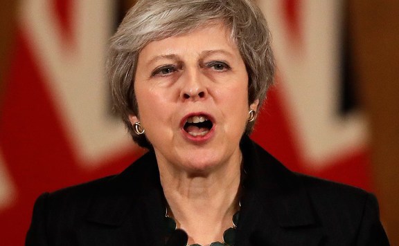 theresa may lead