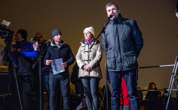 kormányellenes tüntetés 20181224