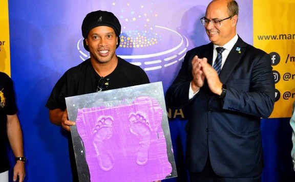 ronaldinho lábnyoma