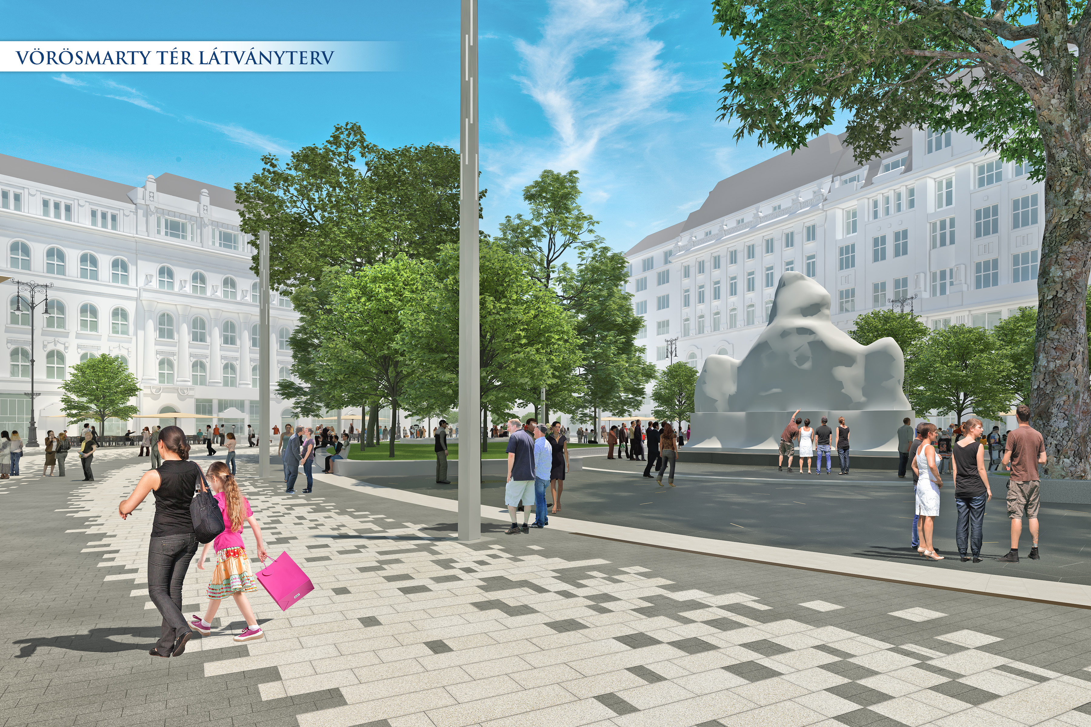 vörösmarty podmaniczky tér látványtervek