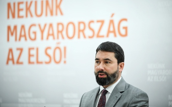 Fotó: MH Hidvéghi: A bevándorláspártiak csúcsjelöltje kiáll a migránskártyák mellett