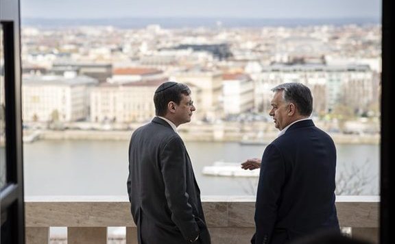 Orbán Viktor fogadta Yoram Hazony