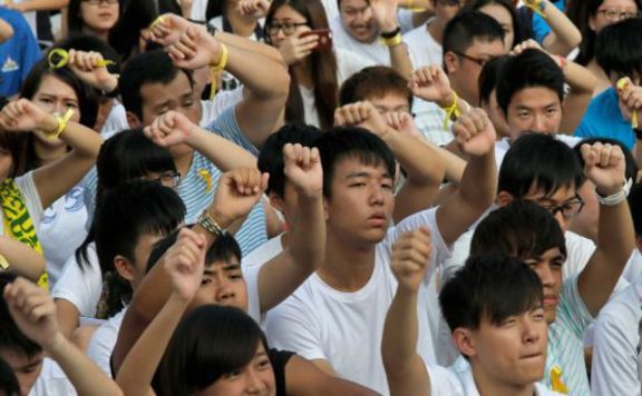 Hongkong tüntetés